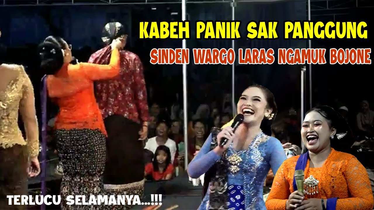 KABEH PANIK !!! TIBA TIBA SINDEN WARGO LARAS NGAMUK BOJONE NANG PANGGUNG