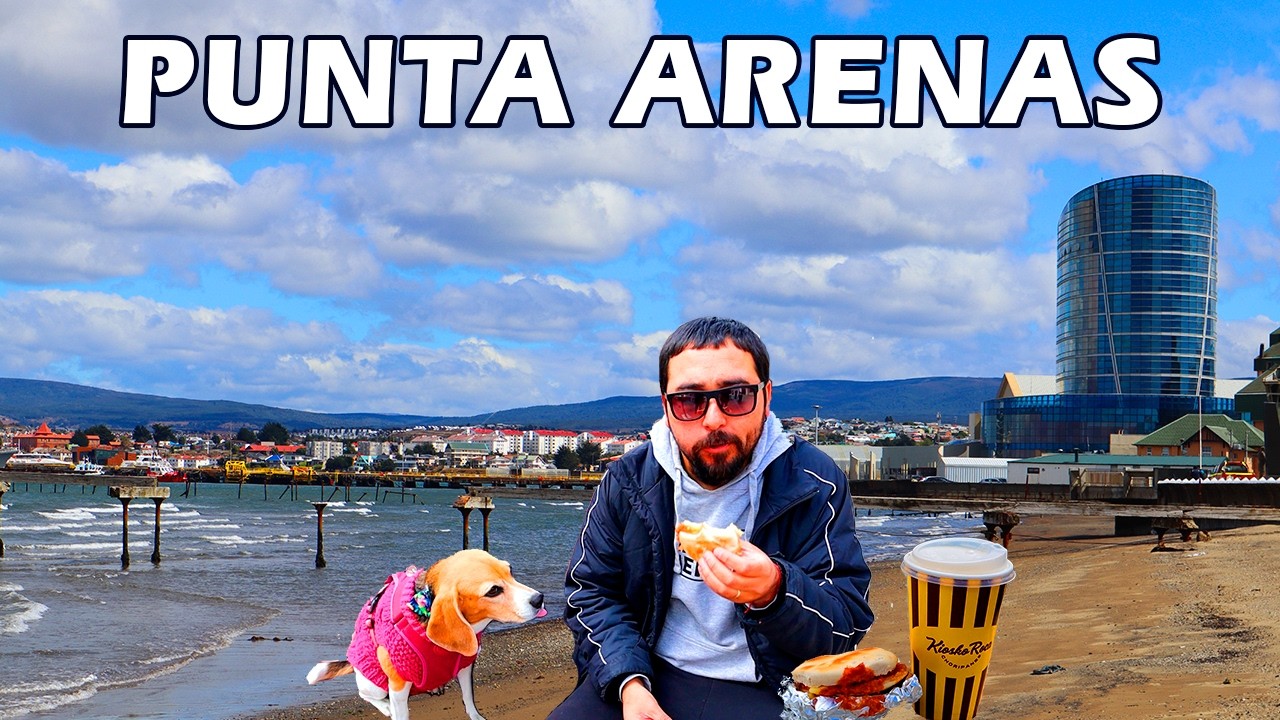 PROBANDO CHORIPÁN Y LECHE CON PLÁTANO EN PUNTA ARENAS - La Puerta de Entrada a la Antártica - T2/C31