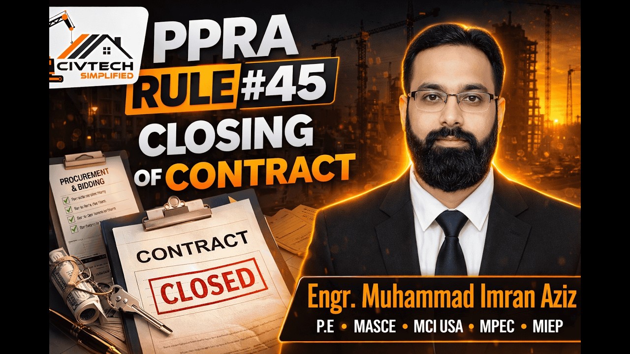 PPRA Rule 45 | Contract Closing Process in Public Procurement Pakistan | How Contract Closed in PPRA