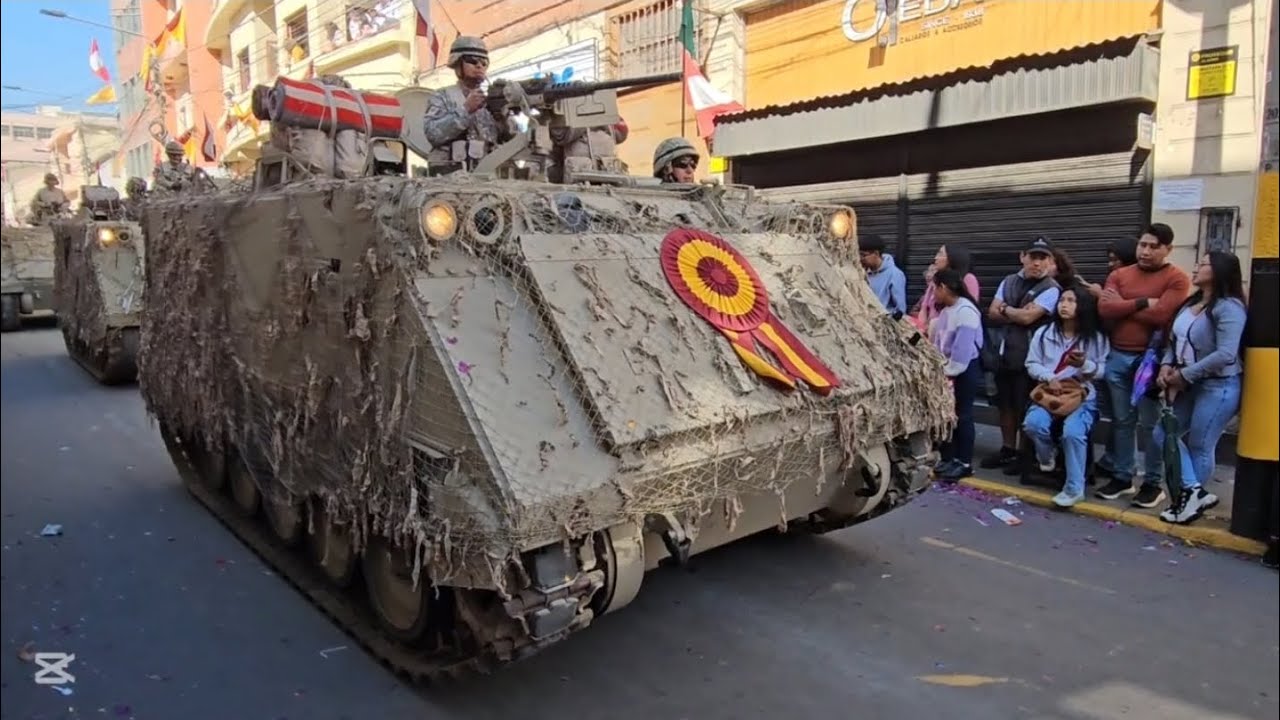 DEFILE MILITAR TACNA 96 años de reincorporacion