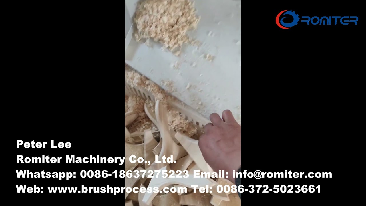 Rotary Paint Brush Wooden Handle Copying Forming Machine