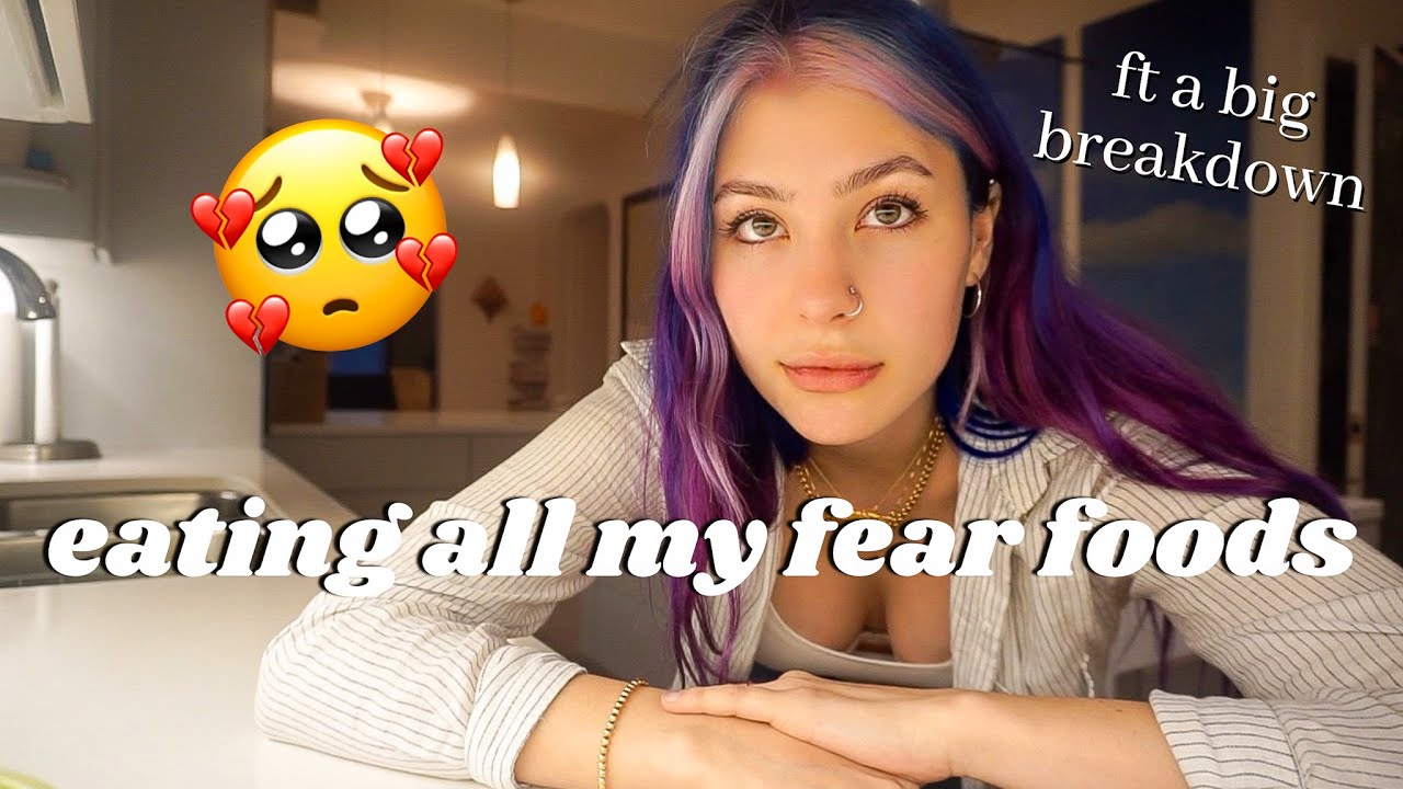 FULL DAY OF EATING MY OWN FEAR FOODS (eating disorder recovery)
