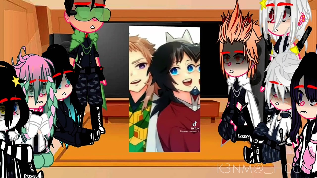 Hashira react to Giyuu |2/2| (Giyuu Harem)⚠️Read description⚠️