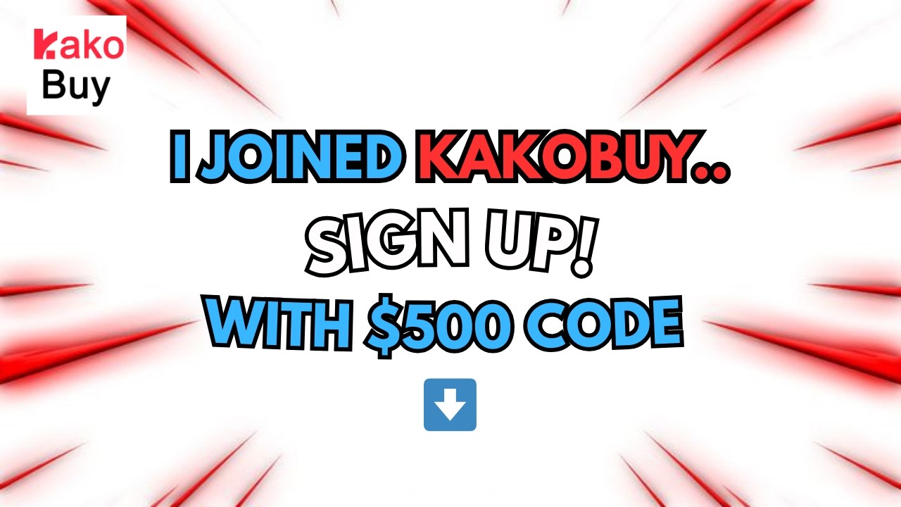 HOW TO SIGN-UP FROM KAKOBUY IN 2026 ($500 IN COUPONS 😳)