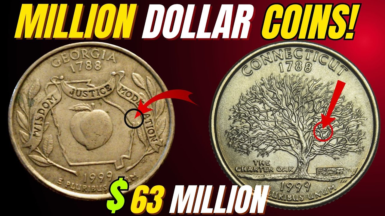 Most Valuable State Quarters Worth Big Money Still Found in Circulation – 😱Million Dollar Coins!