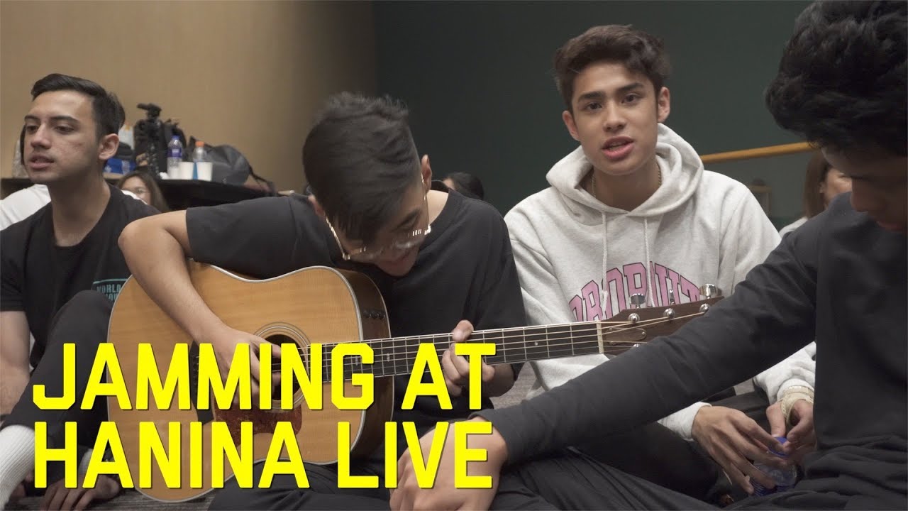 RAPPING before HANINA LIVE (ft. Donny Pangilinan, Janina Vela, Hannah Pangilinan) | #Vlog 083