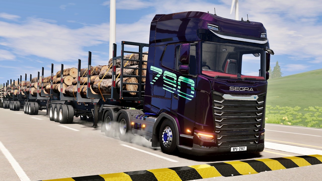 Trucks vs Speed Bumps 20k SUBSCRIBER SPECIAL | BeamNG Drive - Long Video |🤜 Truck &Too