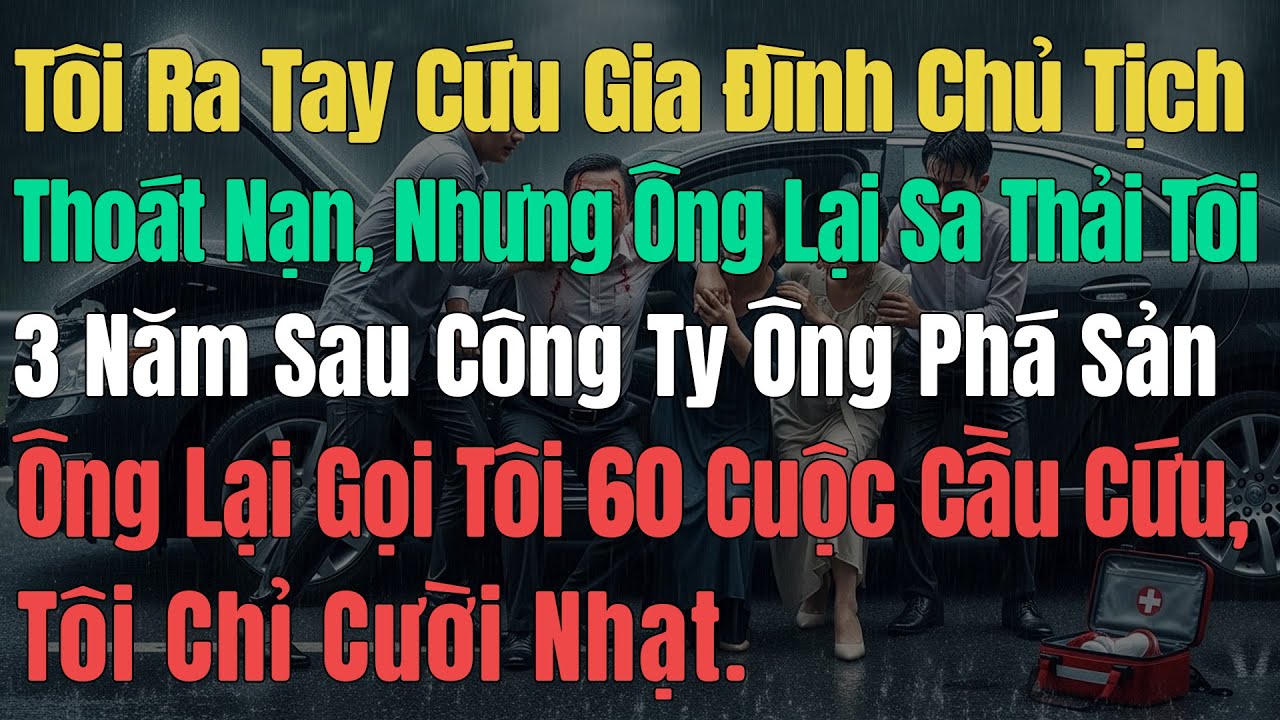 Tôi Ra Tay Cứu Gia Đình Chủ Tịch Thoát Nạn Nhưng Ông Lại Sa Thải Tôi, 3 Năm Sau Công Ty Ông Phá Sản