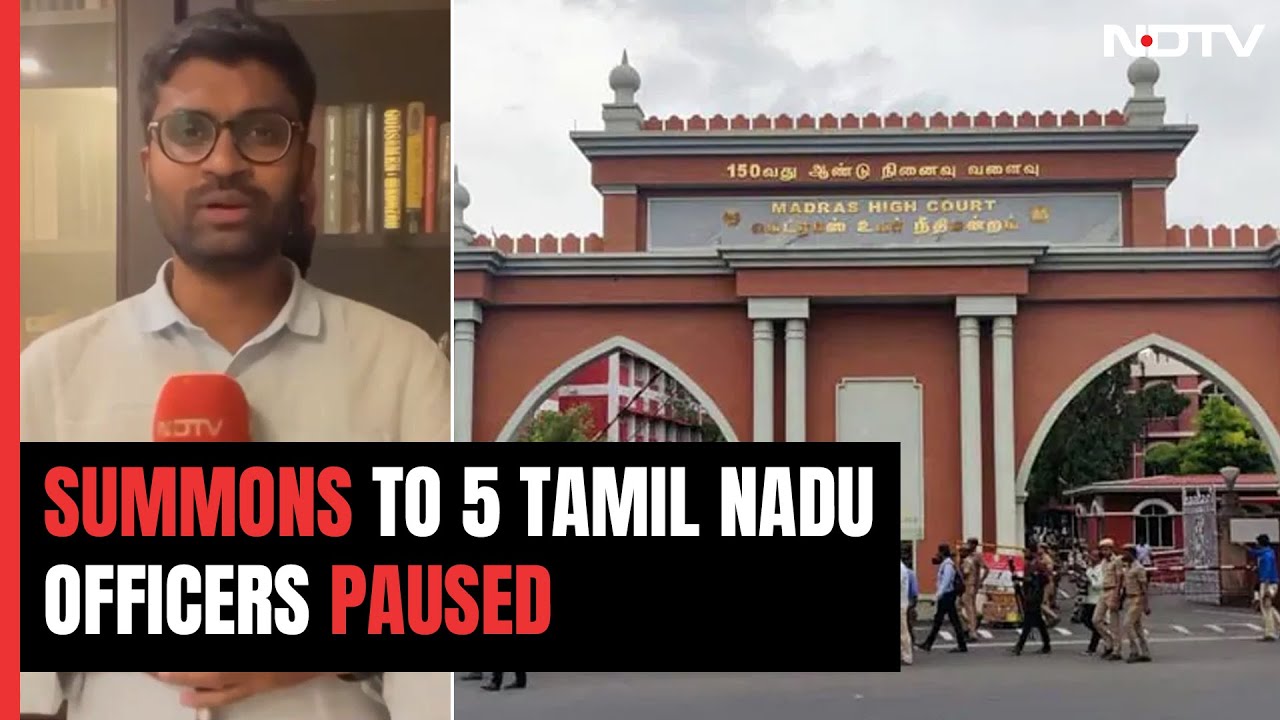 Explained: Enforcement Directorate Summons To 5 Tamil Nadu Officers Paused