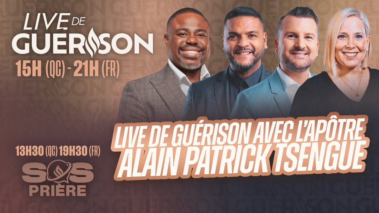 LIVE de GUÉRISON avec l'Apôtre Alain Patrick Tsengue | Pasteurs Spinks & Pst. Gwen Dressaire