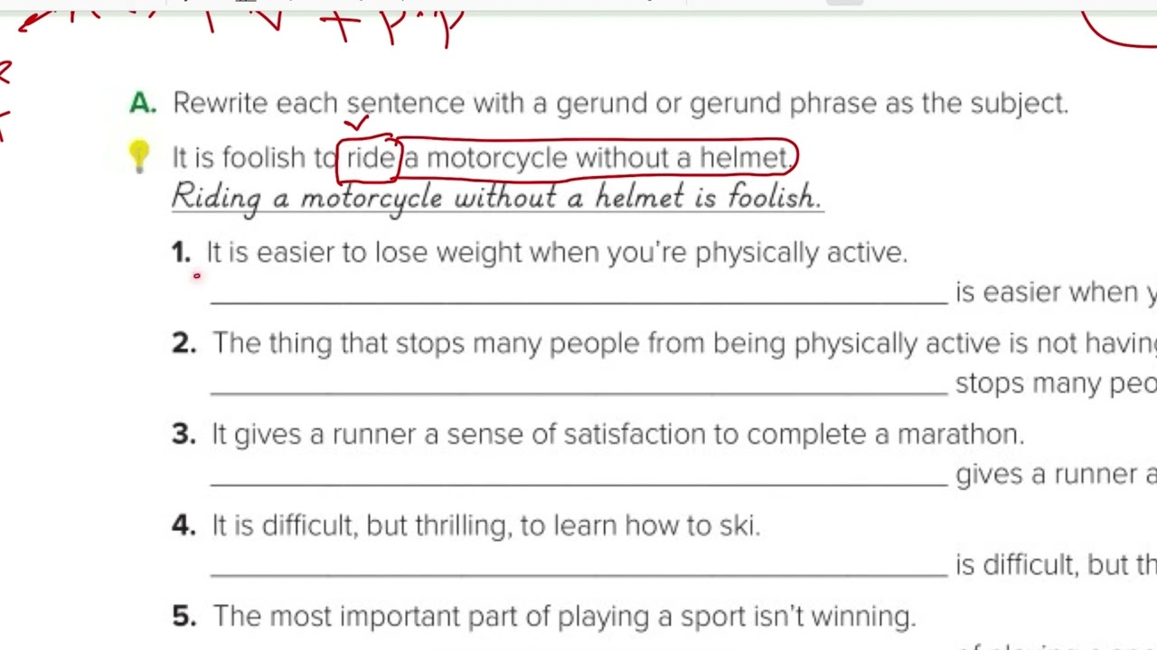 إنجليزي ثاني ثانوي الفصل الدراسي الثاني gerund as subjects superlative + present perfect