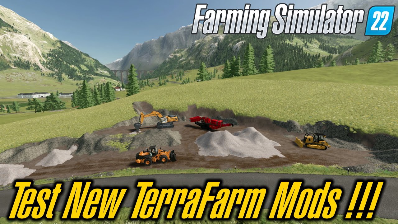 FS22 🚧New Mine At Alpine TP \\ TerraFarm //🚧Farming Simulator 22 Mods