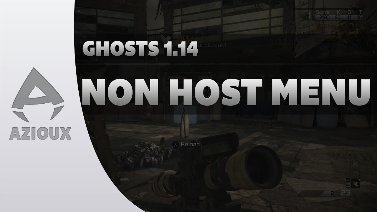 CoD Ghosts 1.14 Non Host Mod Menu