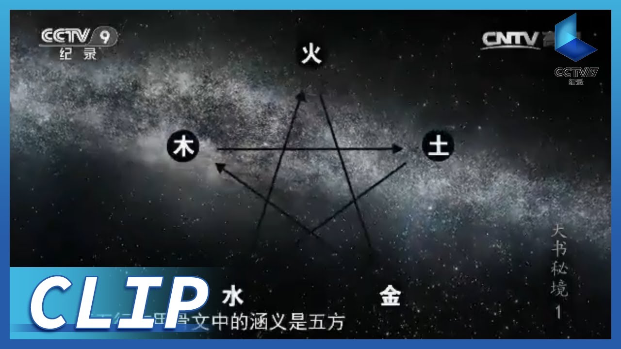 中医阴阳五行起源于河图洛书《天书秘境》（上）【CCTV纪录】