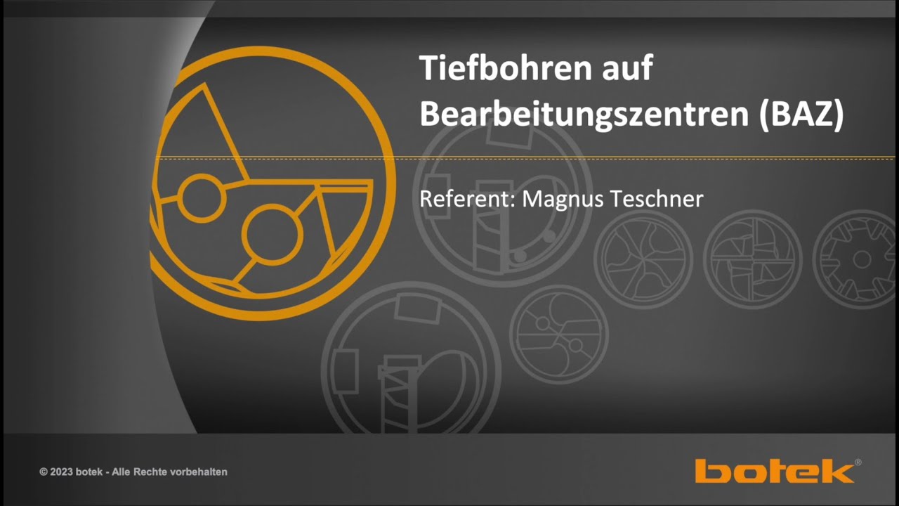 Einlippen-Tiefbohrverfahren auf Bearbeitungszentren (BAZ)