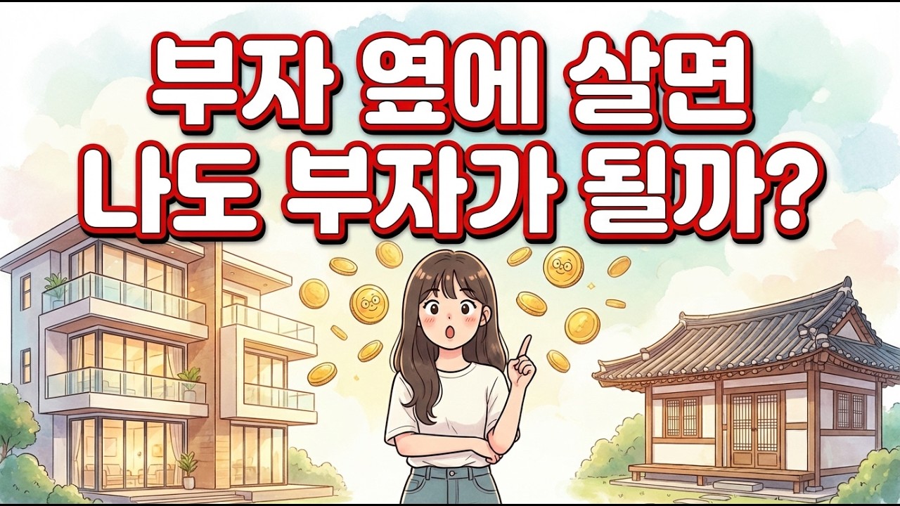 부자 옆에 살면 진짜 부자가 될까? 과학이 밝힌 놀라운 결과