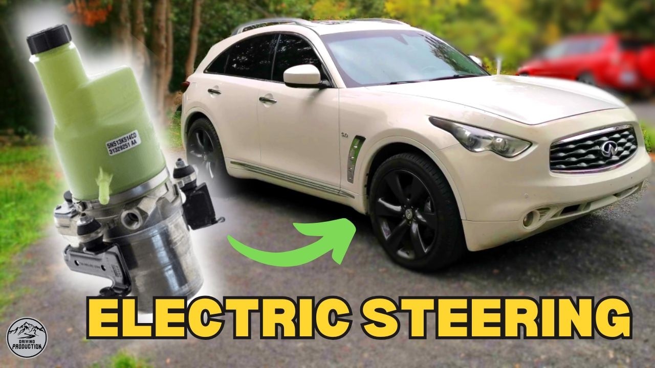 Volvo Electric Power Steering  Pump Conversion on Infiniti!!