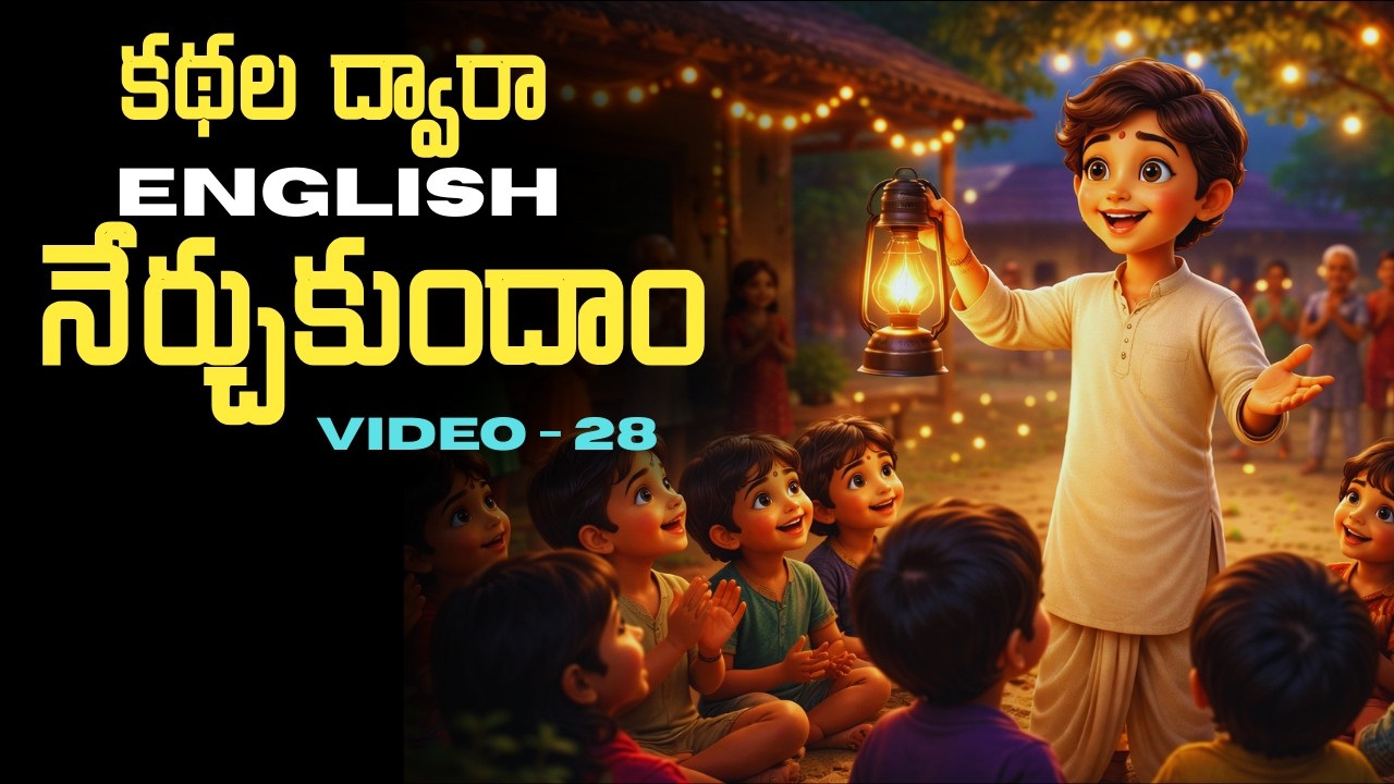Learn English through Stories in Telugu 28 | కథల ద్వారా ఇంగ్లీష్ | సాయి స్పోకెన్ ఇంగ్లీష్.