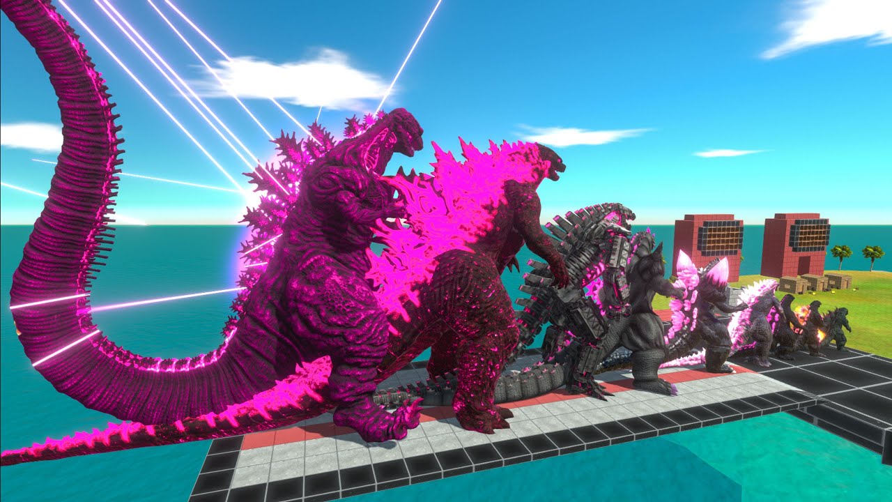 EVOLUTION of SHIN GODZILLA New Empire Size Comparison VS Team SHIMO + KING GHIDORAH + GIGAN + KONG