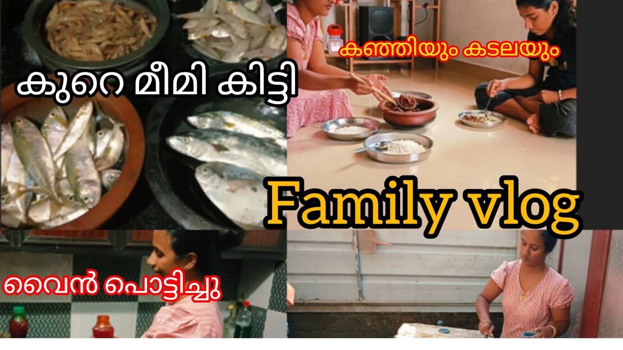 രാത്രിയായപ്പോൾ അപ്പൻ കുറെ മീൻ കൊണ്ടുവന്നു🐟🐟🤩