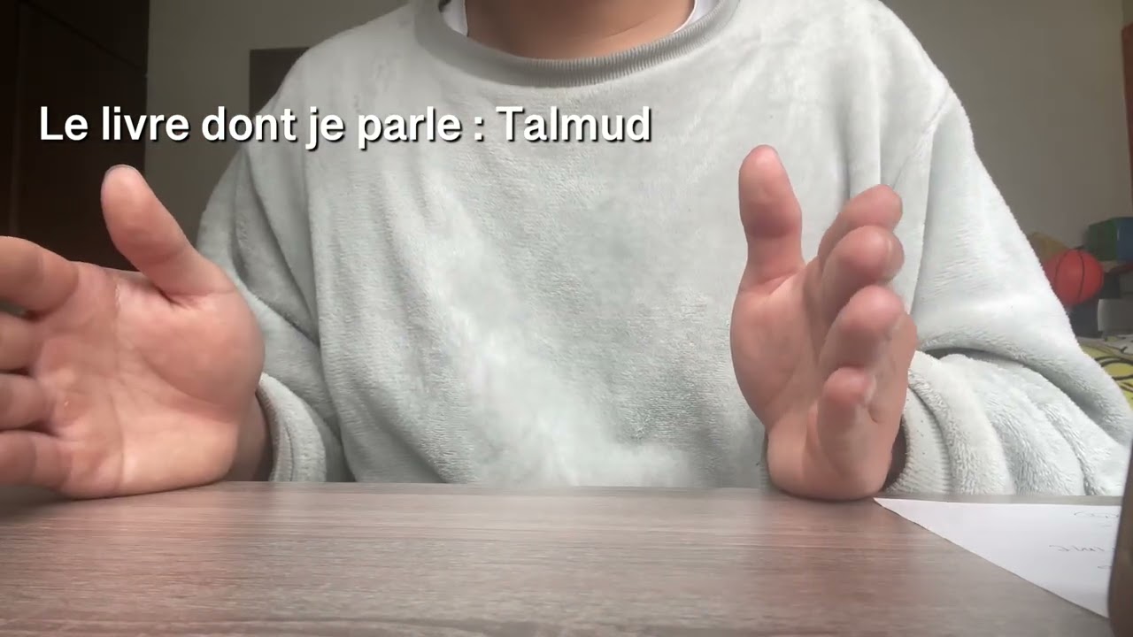 Un japonais résume un livre (Talmud) un livre en français 🇯🇵🇫🇷
