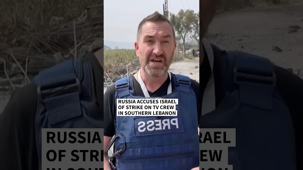 Russia accuses Israel of 'deliberate and targeted' strike on TV crew in Lebanon | AFP