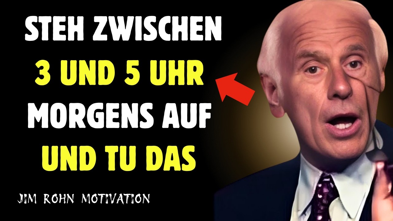 Die Kraft Des Aufwachens Zwischen 3 und 5 Uhr Morgens – Jim Rohn Motivation