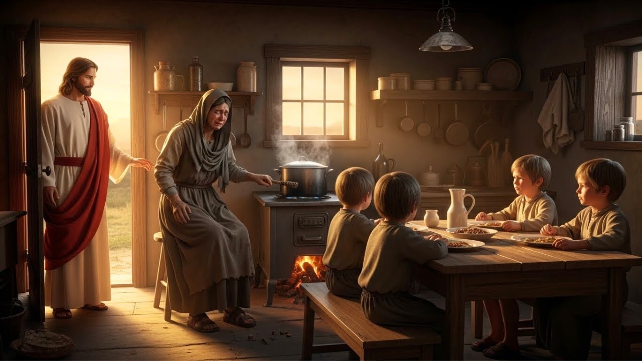 Une mère seule faisait “soupe” avec de l’eau salée… puis Jésus a transformé sa vie