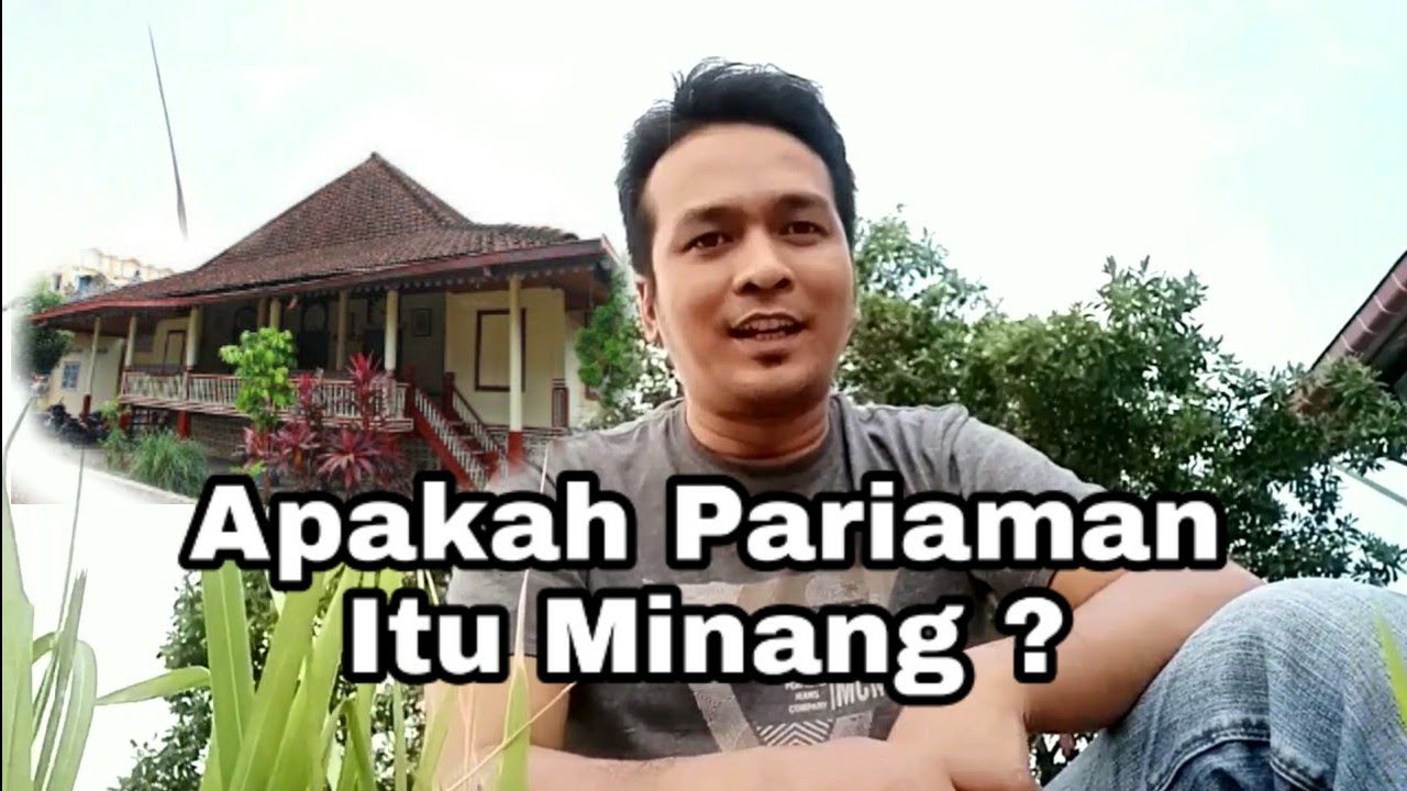 Apakah Pariaman Itu minang ??