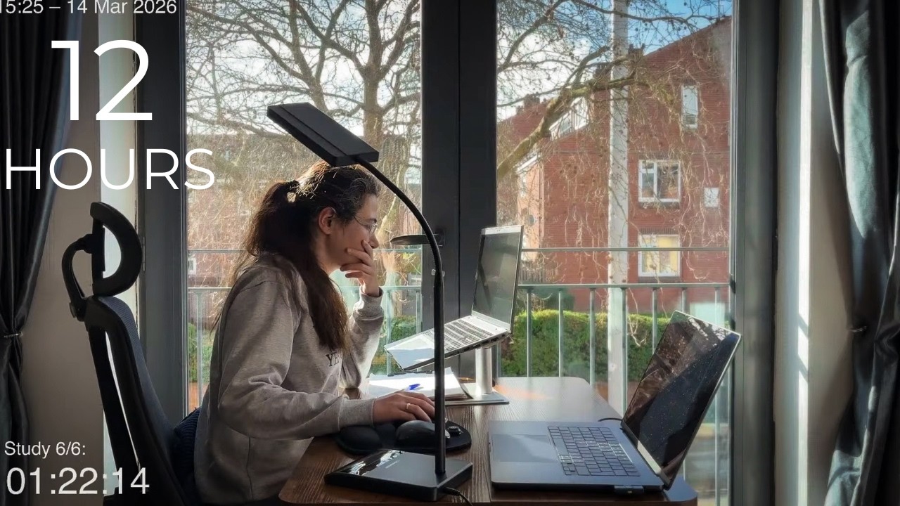 12-Hour LIVE Study/Work With Me 🎓 | Cozy UK Ambience | Custom Pomodoro Timer | Deep Work Mode
