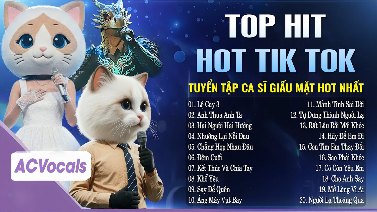 Top Hit Ca Sĩ Giấu Mặt Hot TikTok | Ừ Thì Anh Chọn Yêu Thương Em Đấy... Lệ Cay 3, Anh Thua Anh Ta