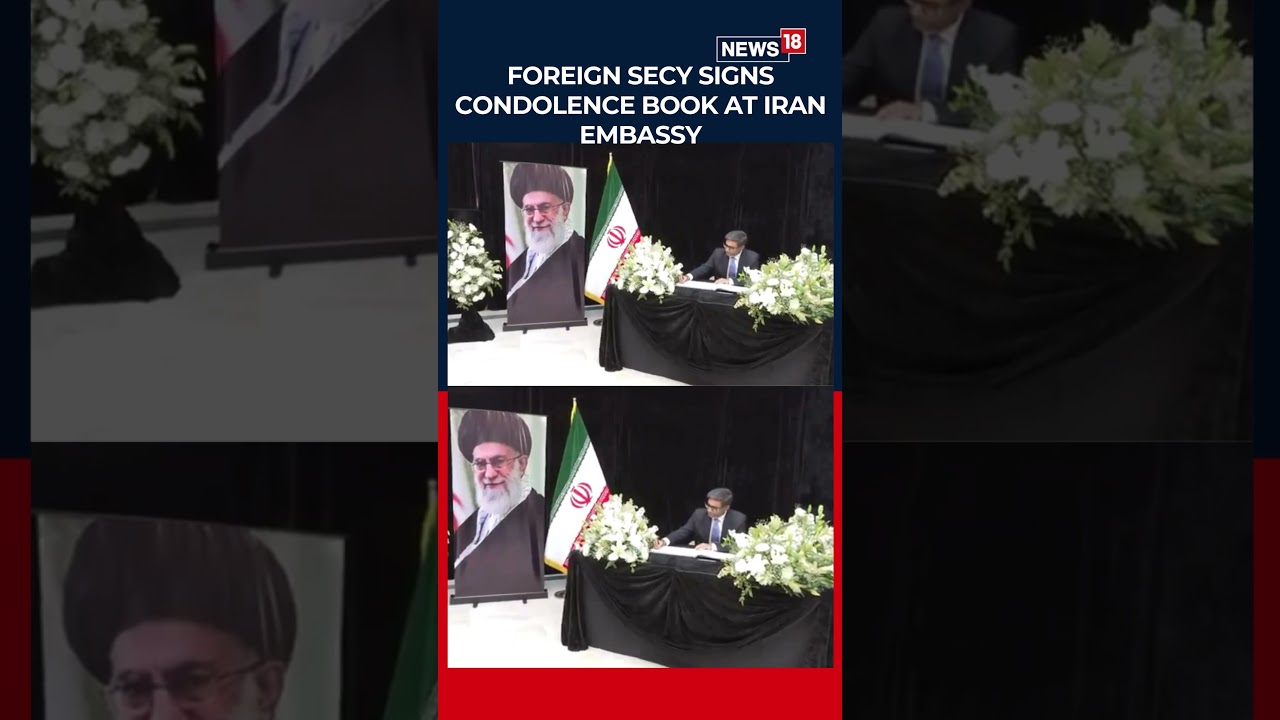 First Official Signal: India Condoles Death of Iran&rsquo;s Supreme Leader at New Delhi Embassy | N18S
