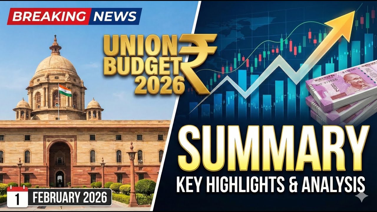 Union Budget 2026 Summary | 1 February 2026 | PDF in Description