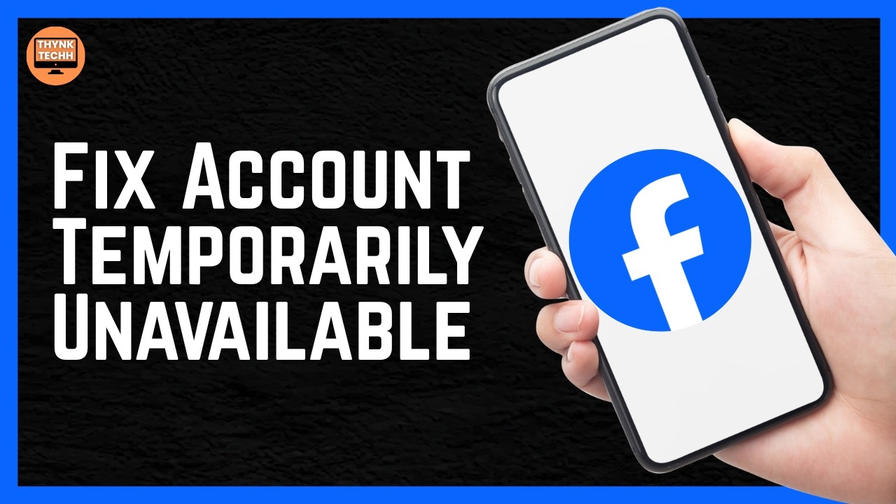 How to Fix Facebook Account Temporarily Unavailable 2026