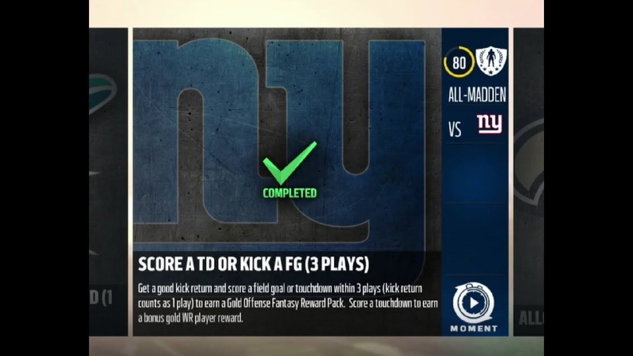 MUT 18 Gauntlet - Score a TD or Kick a FG (3 Plays) - How to Beat!