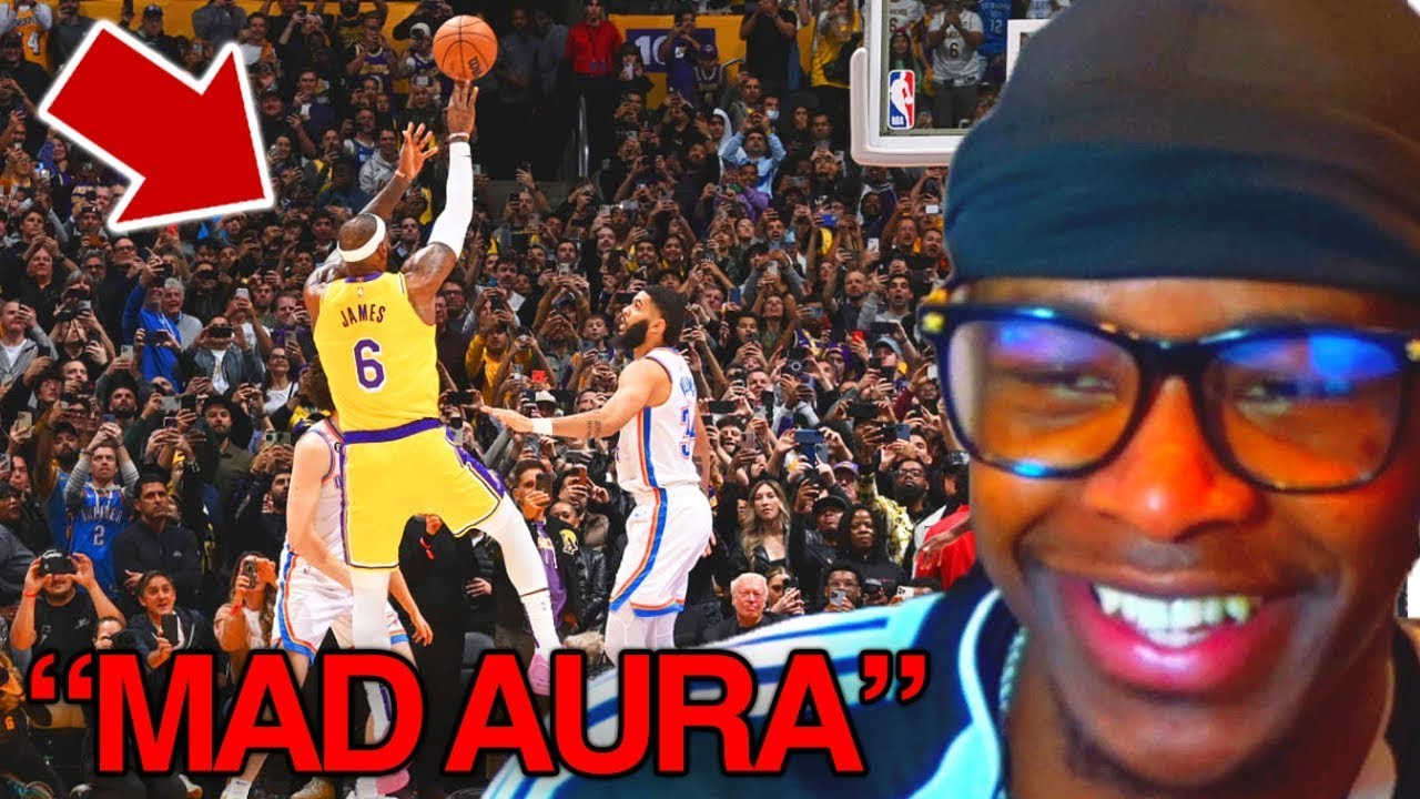 British Streamer reacts to NBA most AURA MOMENTS