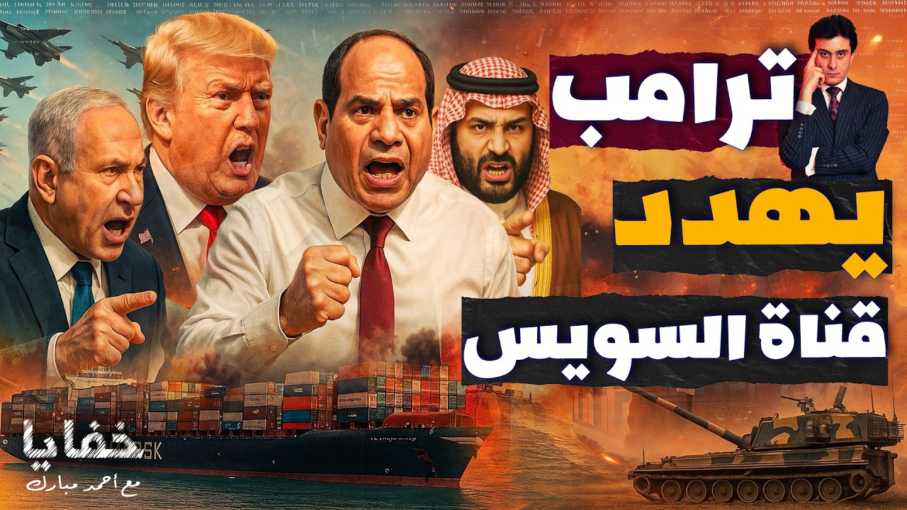 ترامب يأمر الجيش الأمريكي ببدء تنفيذ منافس قناة السويس لضرب مصر وموانئ الخليج