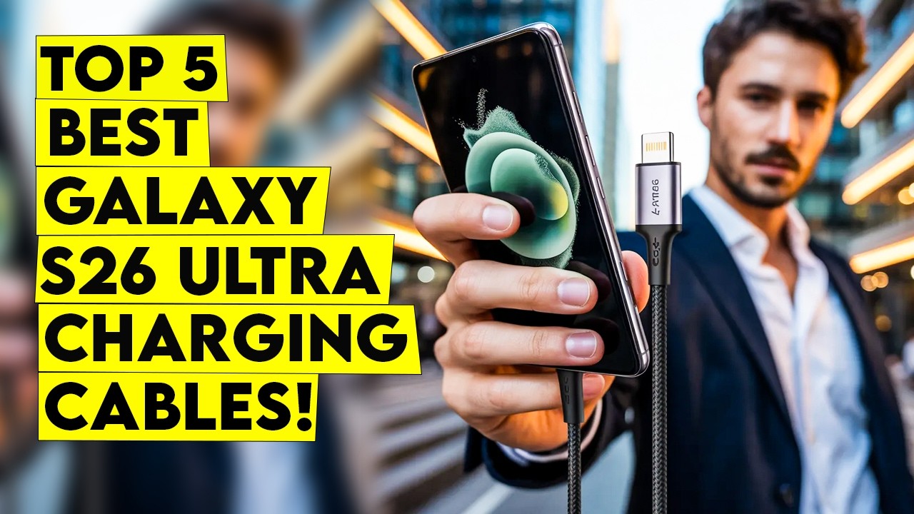 Top 5 Best Galaxy S26 Ultra Charging Cables You Need in 2026🔥