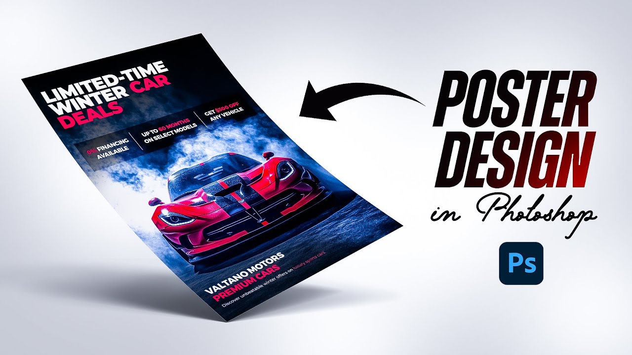 Poster Design in Photoshop for Beginners !!!