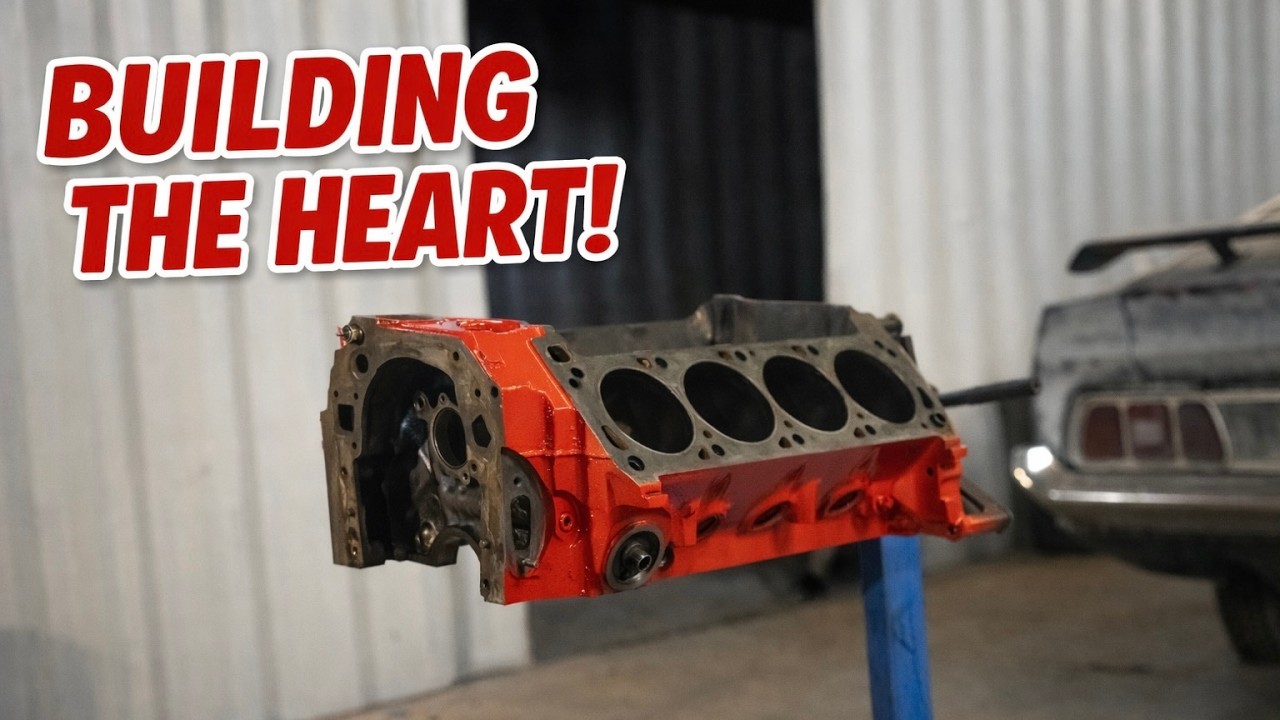 Building the heart of my 73 Mustang Fastback!!