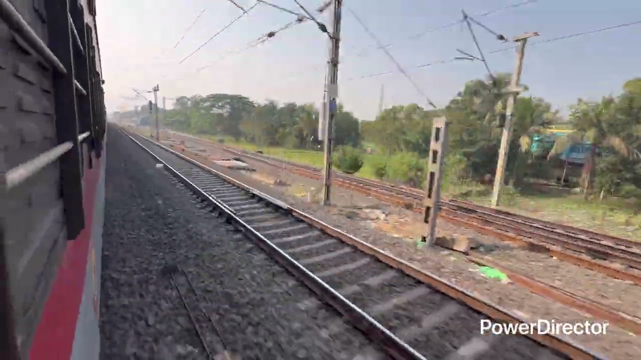 Glimpse of Train journey from Santragachi to Tatanagar by SRC Ajmer 18009 Express on date 4th Dec 25