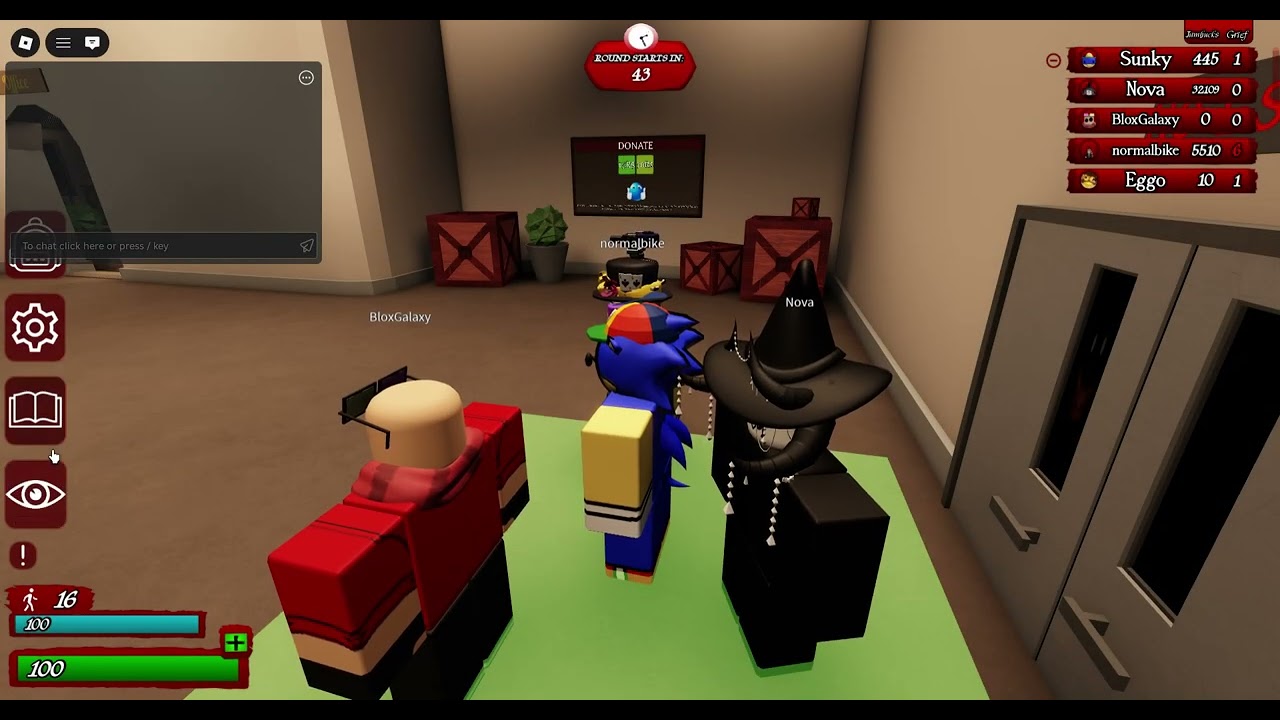 Meeting a Dev in Crimson Chronicles on Roblox