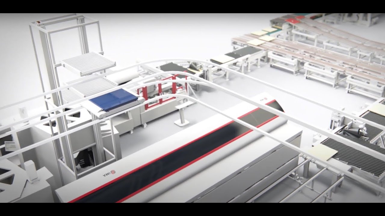 Automatisches Kantenhandling - Zentrallager | automatic edge handling - central storage