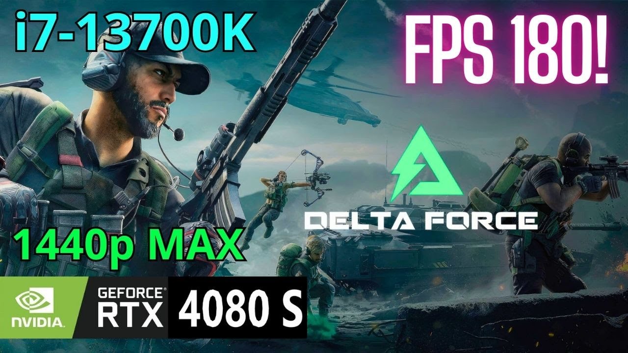 Delta Force RTX 4080 SUPER, i7-13700K, 1440p MAX Gameplay