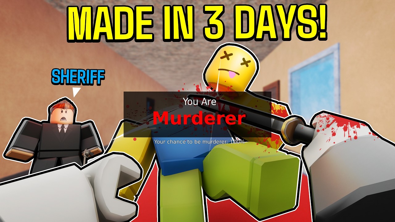 I Remade MM2 in 3 DAYS!!!