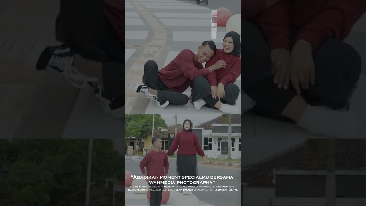 BTS Photo studio outdoor dan indoor #preweddingstyle #short #shaunthesheep