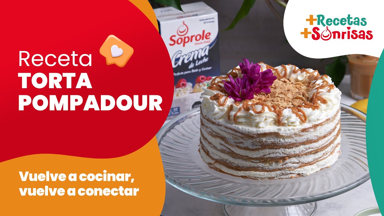Un postre para sorprender a todos, una rica y clásica Torta Pompadour