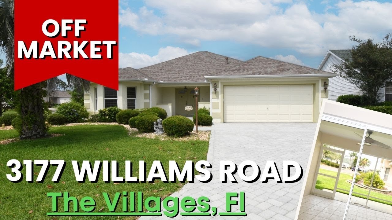 OFF MARKET | A Modified Grand Ficus With An Open Kitchen | 3177 Williams Rd | In The Villages, FL