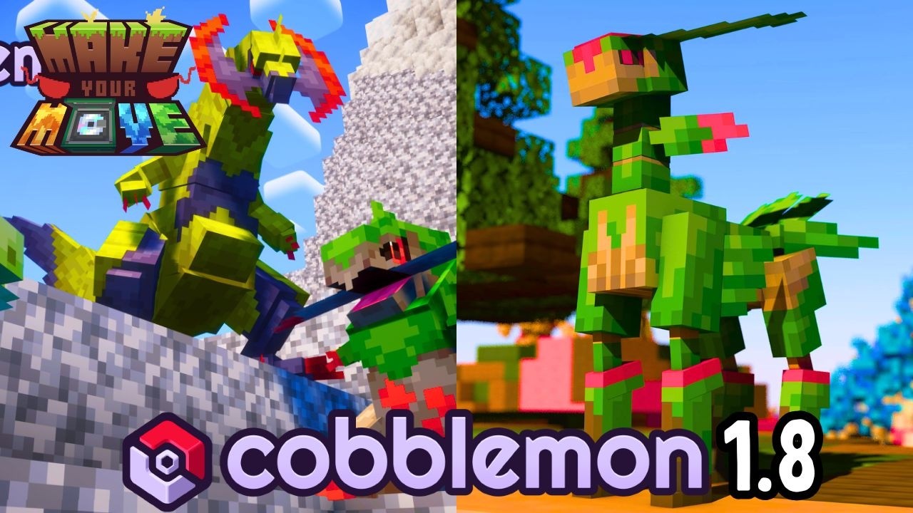 *НОВОЕ* Cobblemon 1.8, возможно, лучшее обновление на данный момент...