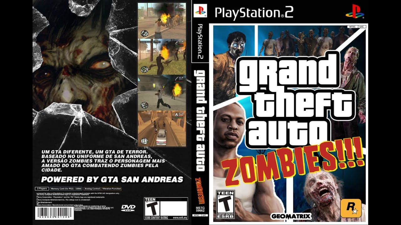 Grand Theft Auto San Andreas Zombies PS2 ISO (NTSC)